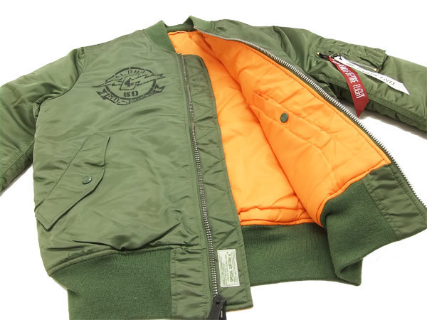 アルファ MA-1 フライトジャケット 20004-7319 ALPHA GODWIND カミカゼ メンズ タイトJKT VTG.グリーン 新品:  アルファインダストリーズ ALPHA INDUSTRIES