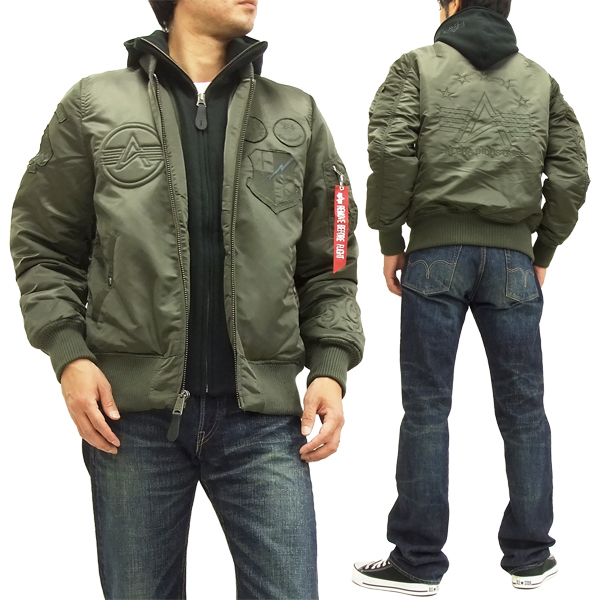 アルファインダストリーズ ALPHA INDUSTRIES: アルファ MA-1 フライトジャケット ALPHA TA0114-076 D